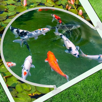 Aquarium Floating Plant Corral, Floating Plant Fence for Aquarium Accessories, Separates Floating Plants, Auto-Adjusts Height with Water Level, Suitable for All Floating Plants and Aquariums.