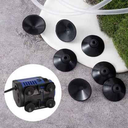 OIIKI 15PCS Fish Tank Suction Cup Clips, Aquarium Suction Cup Camp Clips | Black Plastic Fish Tank Accessories for Fish Tank Attachments for Tank Pump, Overhead Line Tube, Fish Tank Aeration Setup - color: Black,15pcs