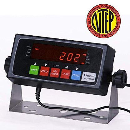 PEC Livestock Animal Scale/Farm Animal Scales for Weighing Small to Medium Sized Animals, Lamb, Goat, Sheep, Pigs, hogs, Donkey, Calf, Digital Indicator Included, Capacity 700lbs (44" x 22") - style: 44" x 22"