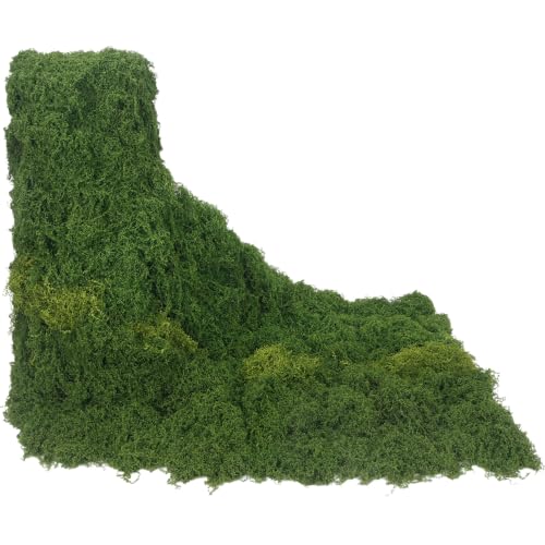 Fake Moss Mat Artificial Moss Rug for Table Runner Decor 16" x 118" Soft Fluffy Moss Roll Dark and Light Green Faux Grass Mat for Crafts DIY Centerpieces Fairy Garden Wedding Party 40x300cm - color: Mixed Green, 16 X 118 Inch/40 X300 Cm