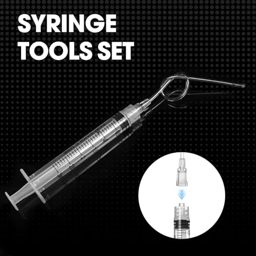 3ml Luer Lock Syringe with Cap and Soft Plastic Tube, 10 Pack | Suitable for Pet Liquids Feeding, Individually Wrapped - size: 3ml - 2.0mm Tube