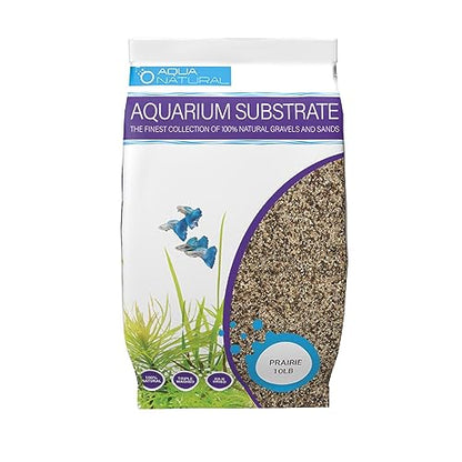 Aqua Natural Aquarium Substrate, Prairie Sand, 10lb | Aquascaping, Aquariums, Vivariums, Terrariums - size: 10lb