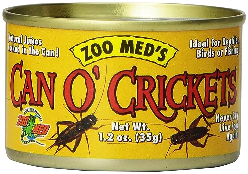 Zoo Med Laboratories SZMZM41 Can O Crickets Pet Food, 1.2-Ounce - size: 1.2 Ounce (Pack of 1)