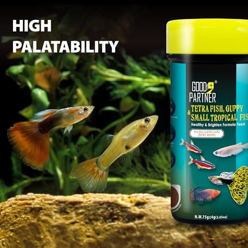 Purify Series for Tetra Fish Food | Small Tropical Sinking Pellets, Suitable for Betta, Guppy Fish, All Natural Ingredients, 2.65 oz - style: Small Tropical Fish
