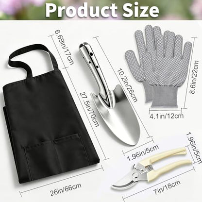 godehone Succulent Care Tools Set, 5 PCS Indoor Plant Gardening Kit | Perfect Gardening Gift for Plant Lovers, Ideal for Indoor Miniature Succulent and Small Plant Daily Maintenance, Black - style: Black-2