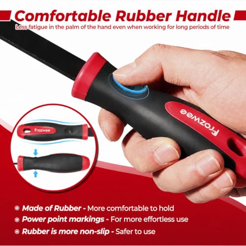 Carbide Scraper(5/8"),Super Gasket Scraper Remover,Red | Durable Tungsten Tip,Comfatable Handle,for Remove Gaskets, Carbon and More from Varied Surfaces,for Metal and Automotive - size: Red-1x5/8"