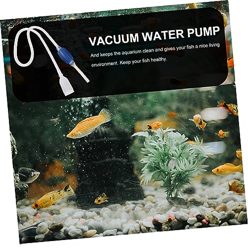 VANZACK Aquarium Water Changing Pump Siphon Vacuum Fish Tank Maintenance Equipment
