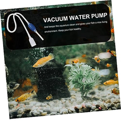 VANZACK Aquarium Water Changing Pump Siphon Vacuum Fish Tank Maintenance Equipment
