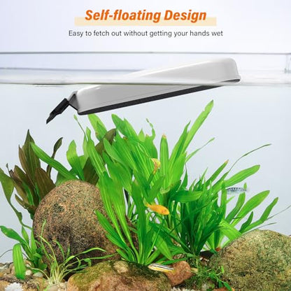 fishkeeper Magnetic Aquarium Fish Tank Glass Cleaner, Large for 0.5-0.67in | Exquisite & Super Strong Magnetism, Double Side Floating Algae Scraper Cleaning Tools forAcrylic and Glass Tanks - size: L (for 0.5" - 0.67" glass)