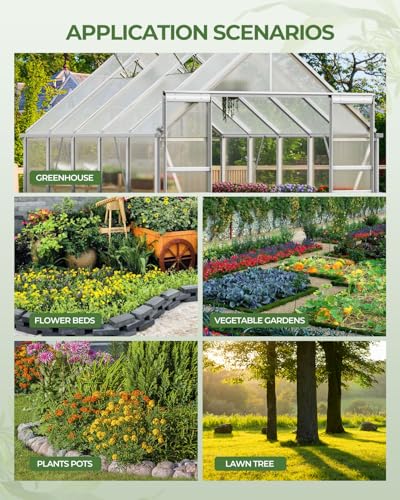 Drip Irrigation System for Watering Garden: 230FT Misting Sprinkler DIY Devices with Tubing Hose for Indoor Plants Outdoor Flower Beds Raised Growing Lawn Tree Patio Hydroponic - size: 230FT Barbed