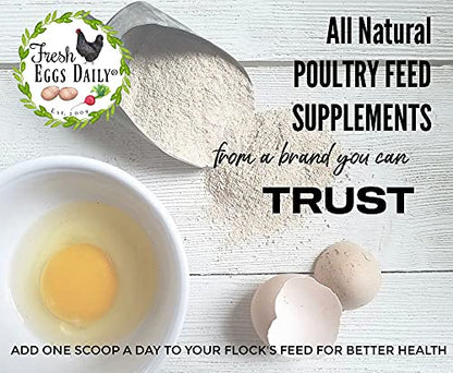 Brewer's Yeast with Garlic Powder and Niacin for Ducks Ducklings Feed Supplement Vitamins for Backyard Chickens 5LB