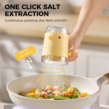 Quantitative Measuring Bottle for Seasonings in Bird Shape Kitchen Spice Jar with Precise Measurement for Cooking (White)