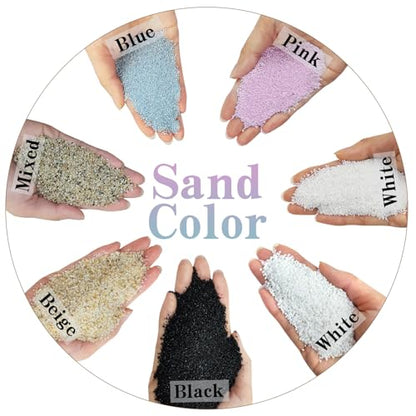 FANTIAN 20 lbs Black Silica Sand. Decorative Aquarium Gravel Substrate for Fish Tank, Plants Potted, Fire Pits, Candle, Vase Filler and Crafts | Aquarium Substrate Gravel, Safe for Fish Tank Shrimp Turtle, Terrariums, Aquatic, Plant, Fire Pit, Candle, Vas