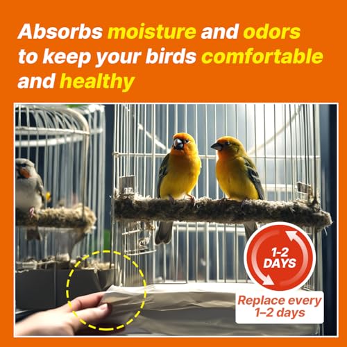 TORTO9 Cage Liner Sheets for Birds – 120 Pack, 31 x 21.5 in, 5.5 lb | Acid-Free & Non-Toxic Paper | Safe Pet Bedding, Craft Supply, Packing & Shipping Use - size: 31 x 21.5 in