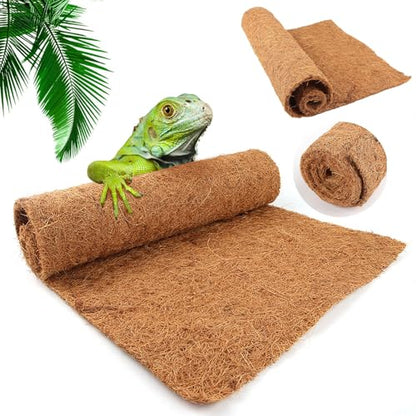 Coco Fiber Liner Roll, Coconut Liners Coco Mat for Planter Window Box Flower Basket, Coco Coir Sheet Coco Mats for Animal Pet Pad, Reptile Carpet, Garden Decoration (40 * 80cm) - size: 40*80cm