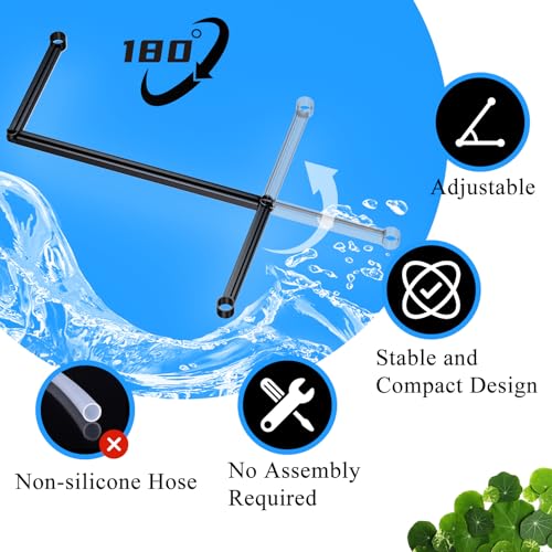 Floating Plant Corral for Aquarium, Fish Tank Accessories to Separate Floating Plants, Automatically Adjusts Height with Water Level, Suitable for All Floating Plants and All Aquariums (Style 3) - size: Style 3