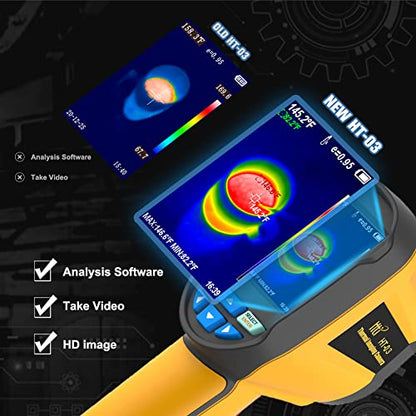 Thermal Imaging Camera, Pocket-Sized Infrared Camera with Real-Time Thermal Image, Temperature Measurement Range -4°F to 572°F, Mini IR Thermal Imager, Hti-Xintai (HT-03) - size: HT03:IR Imager
