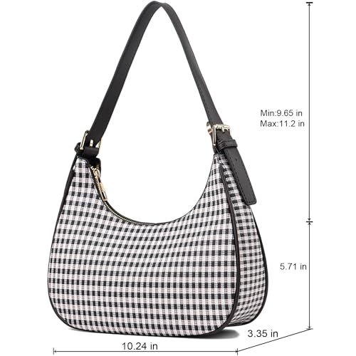 Small Tote Shoulder Bags Purses for Women Retro Classic Crossbody Bags Cute Clutch Purse and Handbag - color: 0-4-gz Coffee White