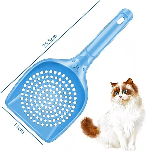 Cat Litter Scoop 3Pcs Cat Litter Scooper Long Handle Deep Shovel Cat Scooper Kitty Litter Scoop for Cat Sand Toilet Cleaning