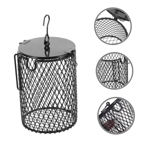 2Pcs Reptile Heat Lamp Mesh Cover Scalding Shade for Bird Cage Reptile Box Easy to Install Heating Accessory for Parrots Turtles and Lizards