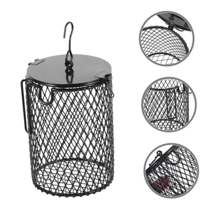 2Pcs Reptile Heat Lamp Mesh Cover Scalding Shade for Bird Cage Reptile Box Easy to Install Heating Accessory for Parrots Turtles and Lizards
