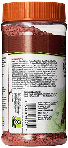 Zilla Bearded Dragon Extruded Food Pellets 6.5 Ounces (Pack of 2) - size: 6.5 Ounce (Pack of 2)