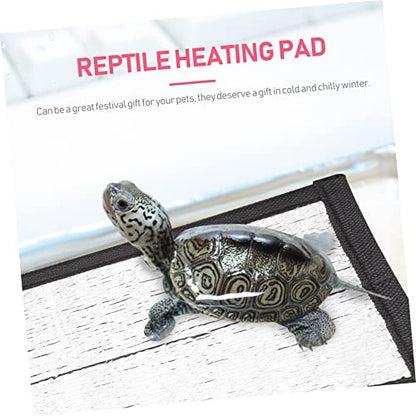 3sets Multifunctional Insulation Pad Reptile Basking Platform Heat Pad for Snakes Lizards 3pcs*3