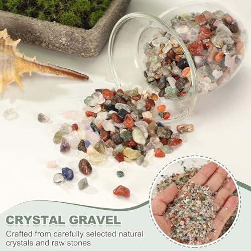 Crystal Chips Stone, 0.44 Lb Fluorite Gravel Rocks (Black Obsidian, 3-5 Mm) - color: Black, size: 3 - 5 mm