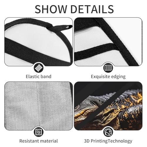 Pet Hair Removal Glove For Dogs Cats, Upgraded Reusable Electrostatic Pet Hair Glove, Magic Brush Pet Hair Remover Tool Reptile Monitor Lizard Grooming Gloves For Clothing, Couch, Carpet, Car Seat