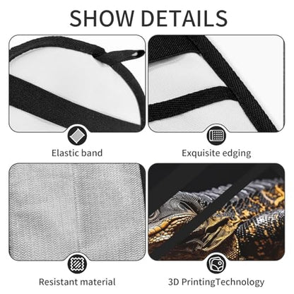 Pet Hair Removal Glove For Dogs Cats, Upgraded Reusable Electrostatic Pet Hair Glove, Magic Brush Pet Hair Remover Tool Reptile Monitor Lizard Grooming Gloves For Clothing, Couch, Carpet, Car Seat