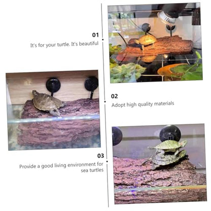 Angoily 1pc Tortoise Basking Platform for Aquariums Floating Turtle Climbing Island Easy to Clean Decoration for Reptile Terrariums Suitable for Turtles Lizards and Bearded Dragons