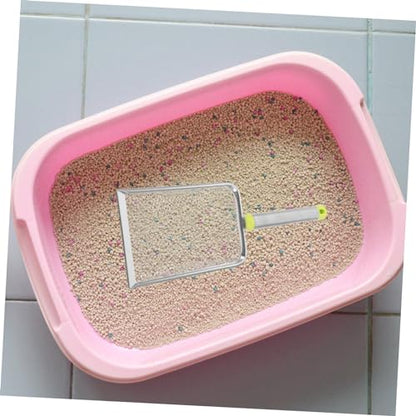 KESYOO Stainless Steel Cat Litter Scoop Litter Shovel for Easy Cleanup Lightweight Design Wide Mouth for Pet Waste for Cat Owners and Reptile Terrariums