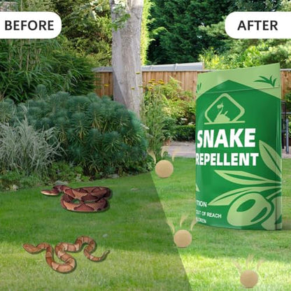 Mole & Snake Repellent, Snake Away Repellent for Outdoors, Snake Repellent Indoor, Snake Deterrent for Yard Pet Safe, Snake Out Repellant for Garden/Lawn/Garage-10P - size: 0.9 Ounce (Pack of 10)