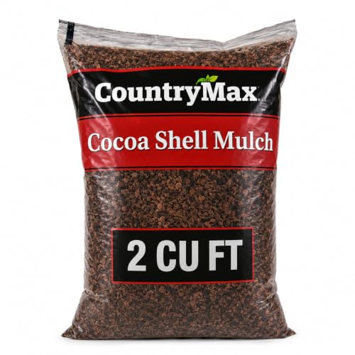 2 Cu. Ft. Cocoa Shell Mulch | Helps Retain Soil Moisture and Create a Clean, Natural Finish for Landscape Beds and Gardens - color: Cocoa Shell Mulch