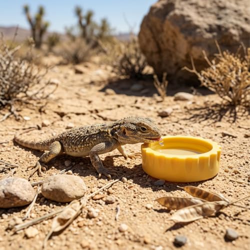 12 PCS Crested Gecko Food Dish, Reusable Reptile Water Dish Feeding Cups | Silicone Small Gecko Feeding Cups for Hermit Crab, Tarantula, Isopods, Snails and Lizard (6 Colors)