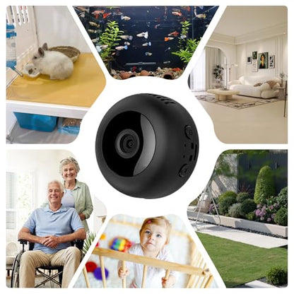 Aquarium Camera,2k HD Video,Night Vision, 120°Wide Angle View,64gb Sd Card Included,/Wi-Fi/Playbackable.Suitable for Windows, Outdoor, Living Room, Pet Cage and More.