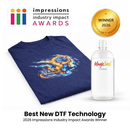 MagicSeal™ V2.0 Odorless Spray Kit 500ml with Continuous Mist Spray Bottle, Teflon Sheet and Patented Transfer Finishing Solution for Softer, More Breathable and Durable Garment Transfers - size: 500ml Kit - Odorless