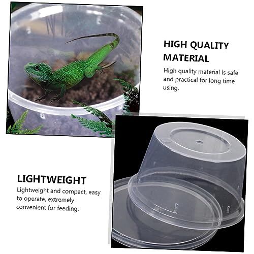Mikikit 20Pcs Boxes Reptile Breeding Boxes Durable White Containers for Spiders Lizards Frogs and Pets for Quarantine and Comfortable Living Environment