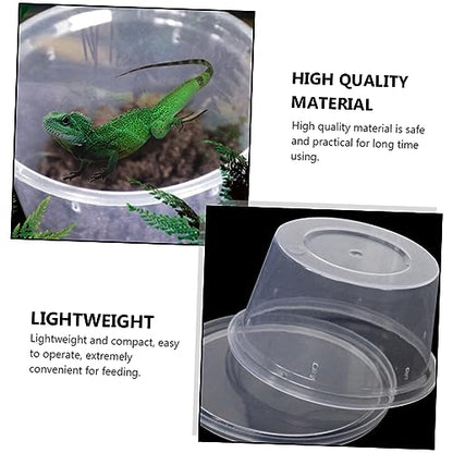 Mikikit 20Pcs Boxes Reptile Breeding Boxes Durable White Containers for Spiders Lizards Frogs and Pets for Quarantine and Comfortable Living Environment