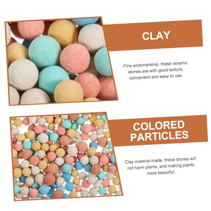 Ceramsite Gardening Decor Hydro Ceramsite Balls for Succulent Cactus Surface Decoration Air Permeable Horticultural Rocks for Use