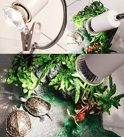 UVA UVB Reptile Light 25W UVA + UVB Full Spectrum Sun Lamp UV Heating Lamp for Turtle Aquarium Aquatic Reptile Lizard,E27/E26 Base,110V,25W,Pack of 6