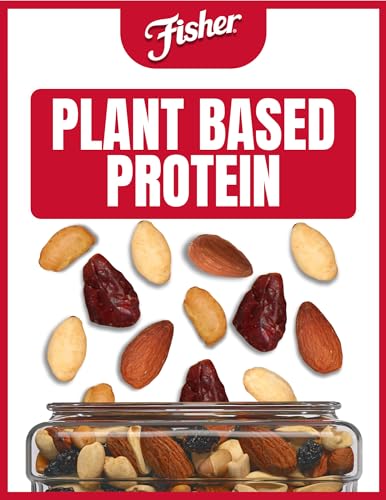 Fisher Snack Hunger Fighter Bulk Trail Mix, 38 oz, Pack of 1 | Peanuts, Almonds, Dried Sweetened Cranberries And Soy Nuts, Snacks For Adults And Kids, Dried Fruit, Healthy Snacks - size: 38 Ounce (Pack of 1)