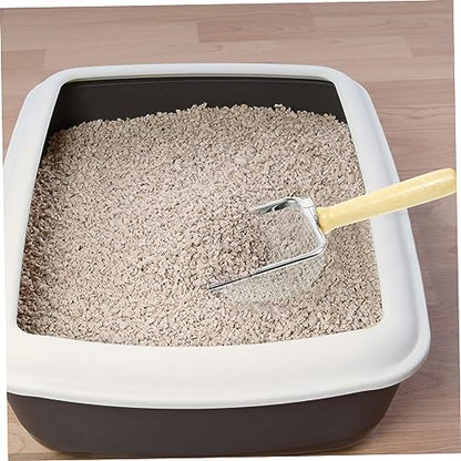 POPETPOP Cat Litter Scoop with Long Handle Reusable Reptile Waste Shovel Ergonomic Grip for Easy Cleanup for Cats and Reptiles Non Stick Design