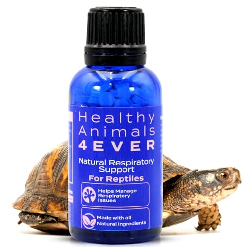 HealthyAnimals4Ever HA4E - Reptile Respiratory Support - Natural Immune-Boosting Formula for Breathing Ease, Airway Clarity & Lung Health - 300 Tablets
