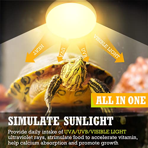 Tarpop 8 Pcs 75w Reptile Heat Lamp Bulb, Reptile Basking Heat Light Bulb Uva Daylight for Bearded Dragon, Amphibian, Turtle, Lizard, Chicken - style: 75w