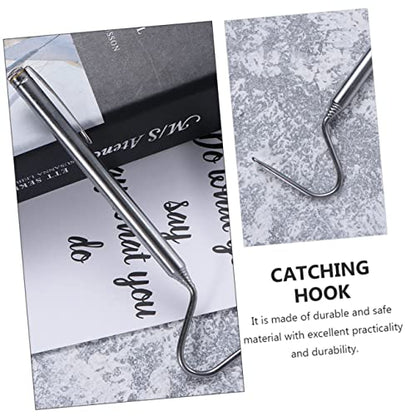 LIOOBO Snake Catching Clip Reptile Grabber Large Hook 71cm Telescopic Snake Hook for Reptiles