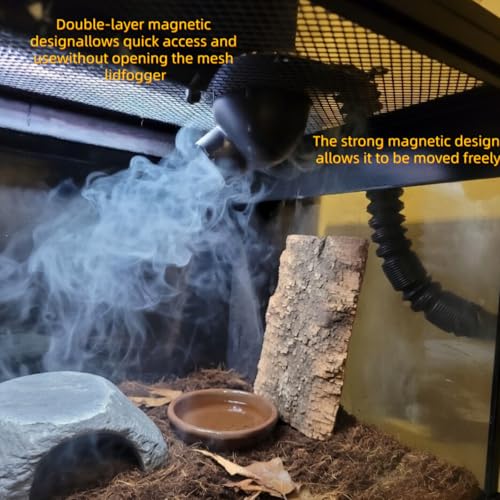Terrarium Fogger Adapter Magnetic - Mount for 1-inch and 20mm Hose Sprayers, Easy to Install, Enabling efficient Spray Control