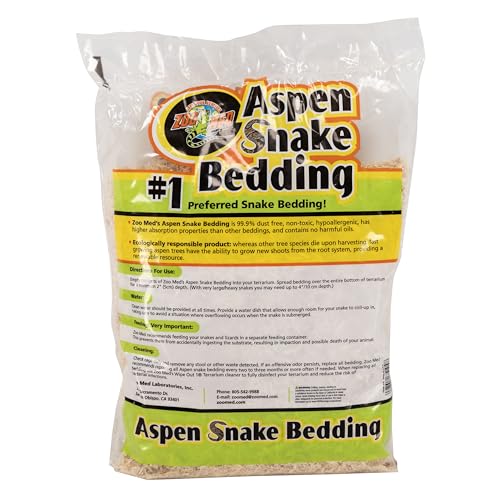 Zoo Med Laboratories Inc-Aspen Snake Bedding- Natural 4 Quart