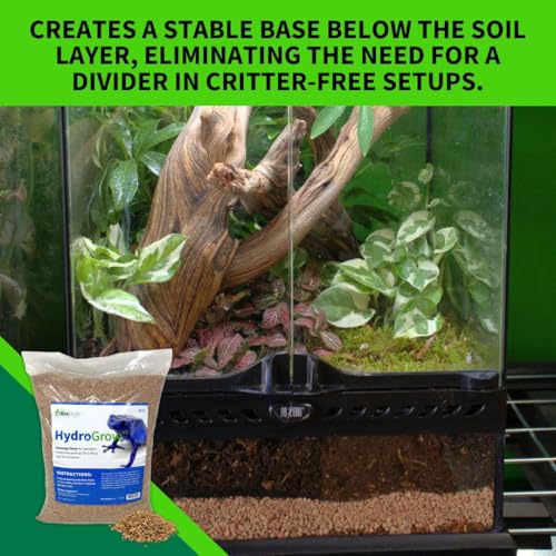 The Bio Dude HydroGrow V1 18 quarts Drainage Layer for Tropical bioactive terrariums, Reptile habitats, hydroponics, aquaculture, Outdoor Drainage and Soil Aeration