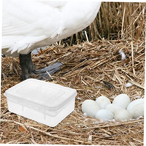 Abaodam 16-Hole Reptile Egg Incubator Box 2PCS Professional Hatching Tray for Gecko and Lizard Eggs Reptile Breeding Supply Cover